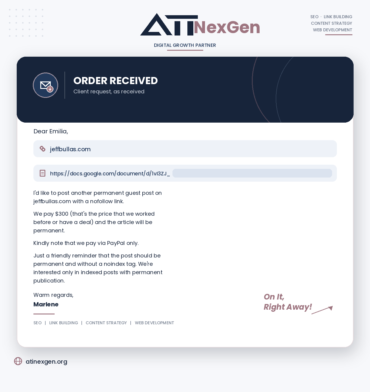 Order proof, jeffbullas.com