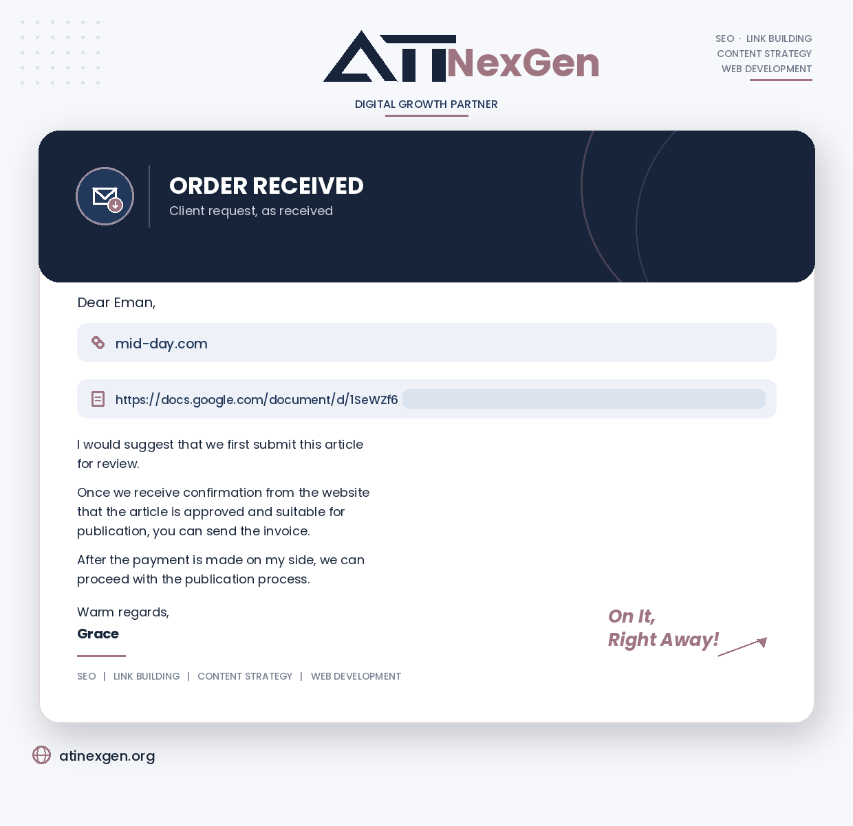 Order proof, mid-day.com